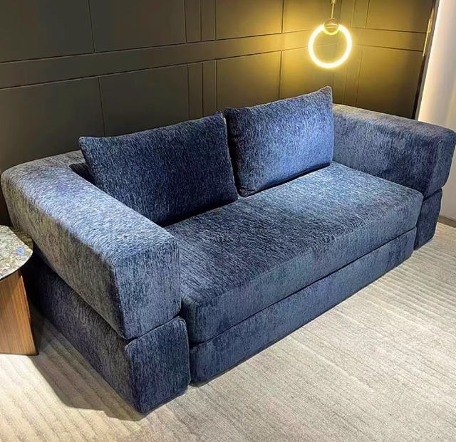 Vacuum Compression Folding Modular Sofa Bed for Home Use, a Retro Tatami Sofa Vacuum Compressed Packaging