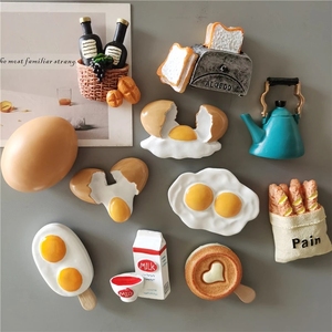 Bionic Food Fridge Magnet 3d Creative Simulation Food Cute Refrigerator Magnetic <b>Stickers</b> Photo Magnetic <b>Sticker</b> Decoration Gift - Product Image 3