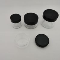PS Poudre Poudre Cas Fard À Paupières Bouteille Petite Bouteille Ronde 5g 10g 20g 30g Bouteille De Maquillage en Stock