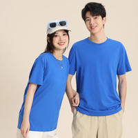 T-shirt personnalisé respirant et léger en coton 180 g/m², col rond, manches courtes, haut décontracté pour hommes et femmes