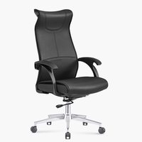 Chaise de bureau en cuir de direction moderne avec design ergonomique, confortable et élégant, chaise de bureau pour la maison de l'hôpital et l'hôtel.
