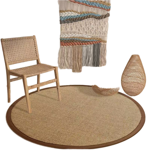 Alfombra Moderna de Estilo Pastoral Chino, 100% Sisal Natural, Hecha a Máquina, de Látex Ecológico, de Lujo, Antiarañazos, Apta para Mascotas - Product Image 5