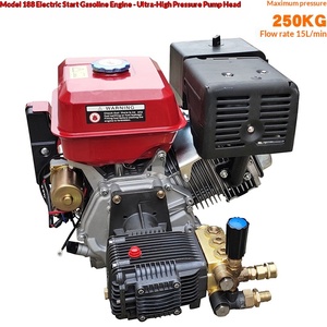Nettoyeur haute pression électrique 2200W à démarrage électrique, <span class=keywords><strong>moteur</strong></span> essence quatre temps, pompe à connexion directe, 50kg, type 170 188 <span class=keywords><strong>190</strong></span>, pour voiture - Product Image 2