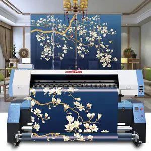 industrial digital bed sheet cotton fabric t shirt sublimation printer inkjet