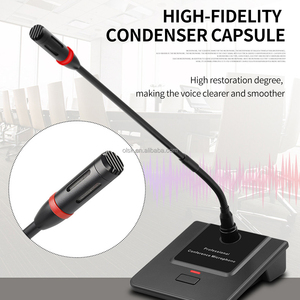 Micrófono de Conferencia de Condensador de Alta Fidelidad con Cable XLR de 3 Pines Clavax CLCM-H18 con 3 Métodos de Alimentación y Rango de Captación de 50 cm - Product Image 3