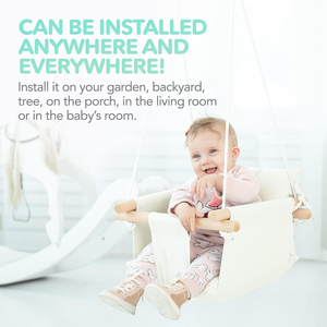 Silla colgante Cama Columpio al aire libre Silla de dormitorio para salidas de primavera y barbacoa <span class=keywords><strong>Hamaca</strong></span> interior para niños - Product Image 5