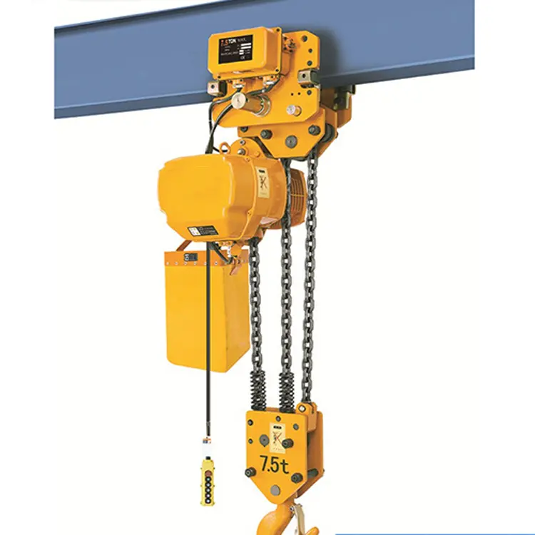 electric traveling type chain pulley block hoist in workshop