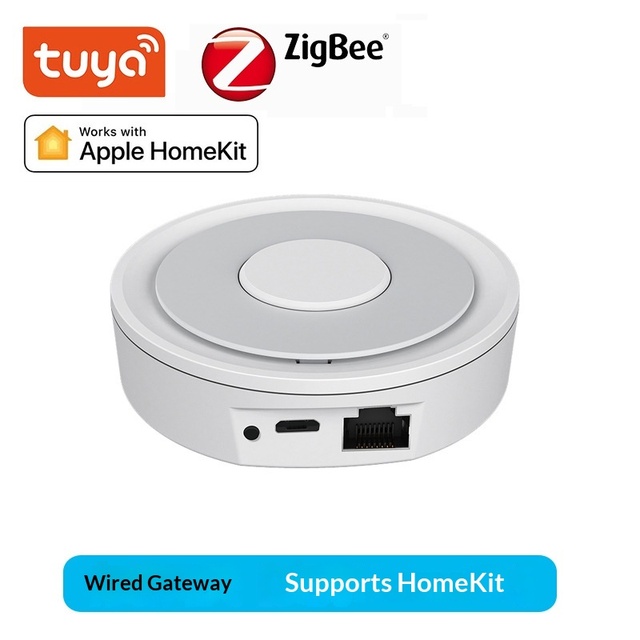 Smart ZigBee/WiFi/ Dual-mode Gateway Apple Home & HomeKit Control System App Remote Control WKD-ZGW02