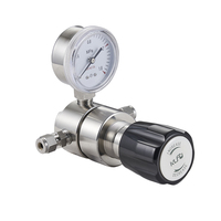Vanne régulatrice de pression de laboratoire haute pureté SS316L pour acétylène, propane, argon, pression d'entrée maximale 3000 PSI, KLF 1