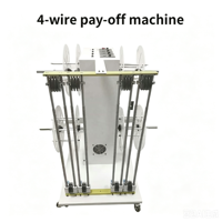 Machine d'alimentation par enrouleur de câble modèle classique JCW-WP02, dérouleur de pré-alimentation pour tambour de 50 kg