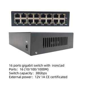 ANPA OEM nhà máy trực tiếp 10/100/1000Mbps mạng chuyển đổi với QoS Gigabit 5/8/16/<span class=keywords><strong>24</strong></span> cổng máy tính để bàn RJ45 <span class=keywords><strong>Ethernet</strong></span> chuyển đổi - Product Image 5