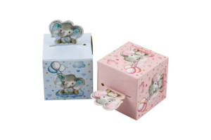 Éléphant mignon Design Baby Shower Petites Boîtes De Papier De Bonbons Faveur De Fête D'anniversaire Pour Enfants Cadeau Chocolat Emballage Boîtes De Papier - Product Image 4