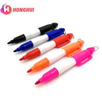 Ensemble de stylos marqueurs permanents noirs à pointe fine personnalisés par le fabricant, encre à base d'huile à pointe fine pour métal, plastique, CD