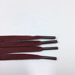 Pasokan pabrik tali sepatu lilin datar katun multiwarna lebar 6mm dengan ujung plastik untuk fitur cetak sepatu kulit - Product Image 6