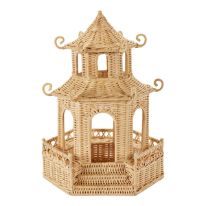 Pagode ronde en rotin tissé à la main pour la décoration de salon pagode en rotin fait main pour la décoration de la maison OEM au Vietnam - Product Image 3