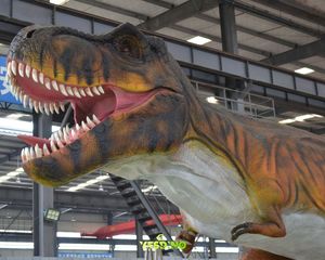 Modèle de dinosaure animatronique réaliste T-Rex à thème jurassique pour parcs d'aventure en plein air, robuste et résistant - Product Image 4