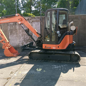 Envío Gratis: Excavadora de Orugas Usada Hitachi ZX50U de 5 Toneladas, Mini Excavadora de Segunda Mano con Acoplador Rápido y Hoja Topadora para <span class=keywords><strong>Casa</strong></span> y Granja - Product Image 2