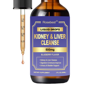 Suplemento Líquido Desintoxicante de Arándanos Naturales, Fórmula Herbal 27 en 1, Apoyo para la Salud del Riñón y el Hígado, Venta al Por Mayor - Product Image 1