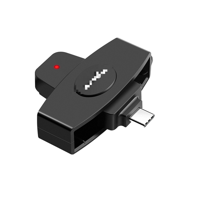Type-C Smart CAC Card Reader IC Card SIM Card ID Reader for Bank Tax Declaration