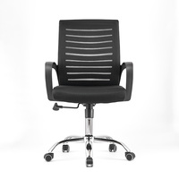 Chaise de bureau exécutive JOHOOFURNITURE, chaise de bureau ergonomique pivotante avec soutien lombaire, chaise de travail en maille, chaise d'ordinateur, Sillas De Oficina