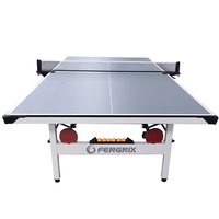 Table de tennis de table en MDF professionnelle intérieure et extérieure portable avec filet