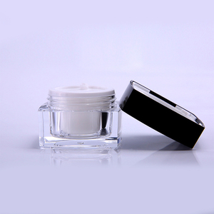 Nhà Cung Cấp Tùy Chỉnh Đôi Tường Nồi Jar 5G Rỗng Acrylic Lưu Trữ Container Nhựa 10G 30G Hình Vuông Bao Bì Mỹ Phẩm - Product Image 2