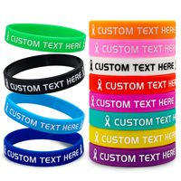 Nouveau produit – Bracelets personnalisés en silicone de haute qualité avec impression et gaufrage, bracelets en silicone personnalisés, bracelets en silicone Baller personnalisés