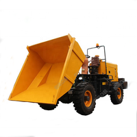 Promotion : Mini-dumper chinois diesel à benne basculante, capacité 2-3 tonnes, avec transmission automatique et moteur facile à entretenir