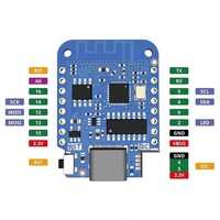 Módulo de Desarrollo WIFI D1 Mini NodeMCU V4 ESP8266 4MB USB C VER 4.0