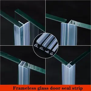 זכוכית סיליקון דלת זכוכית רצועות איטום h/f/u צורה אמבט מקלחת מזג האוויר - Product Image 5