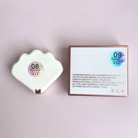 Palette de surligneurs multicolores en marque privée, vente en gros, surligneurs en poudre vegan de haute qualité, couleurs pastel