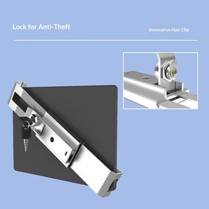 Support de <span class=keywords><strong>tablette</strong></span> PC antivol pliable avec verrouillage mural universel en métal - Product Image 4