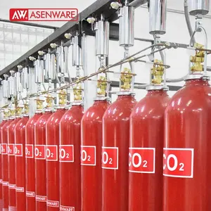 Asenware Sistem Adsorpsi Api Karbon Dioksida, Sistem Pemadam Api Otomatis 70L Sistem Perlindungan CO2