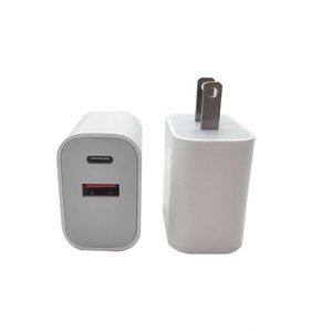 Wholesale 20W PD Phone Charger Fast <b>Charging</b> USB Type C Wall Charger A+C Port Travel <b>Adapter</b> - Product Image 4