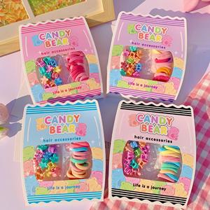 Ensemble d'<span class=keywords><strong>accessoires</strong></span> pour cheveux en forme d'ours en bonbons colorés, doux pour les sorties quotidiennes, ensemble <span class=keywords><strong>de</strong></span> cheveux pour enfants pour les tout-petits, ensemble <span class=keywords><strong>de</strong></span> cheveux pour enfants pour les fêtes, décoration adorable pour enfants - Product Image 4