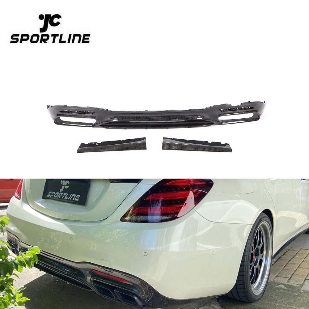 メルセデスベンツSクラスW222AMG S63 S652018用カーボンファイバーリア