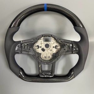 <span class=keywords><strong>Volante</strong></span> Deportivo de Fibra de Carbono Personalizado para Volkswagen <span class=keywords><strong>Golf</strong></span> 6 <span class=keywords><strong>Golf</strong></span> 7 7.5 GTI GTD GTE R 2013-2020 Polo GTI Passat CC R-Line - Product Image 6