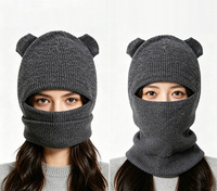 Bonnet en tricot côtelé vertical personnalisé avec motifs de lettres Argyle, revers pliable, extensible, chaud, décontracté, unisexe, pour l'hiver