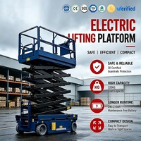 Plateforme de travail mobile élévatrice avec garantie de 2 ans, design innovant, commandes proportionnelles, plateforme antidérapante, hauteur de travail