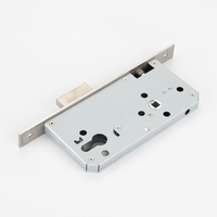 Serrure de porte encastrée pour salle de classe, pour porte en bois ou en acier, finition satinée, 3 clés, haute sécurité, marque AKADA