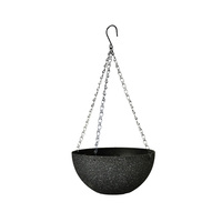 Paniers suspendus en plastique émaillé avec crochets renforcés pour usage domestique comme pots de fleurs Jardins verticaux extérieurs pour pétunias fougères