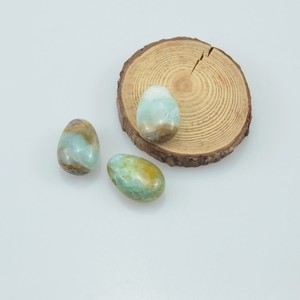 Miss Stone Men Custom 30mm Tear Drop Anden Blue Opal COLLAR COLGANTE para Show - Product Image 3