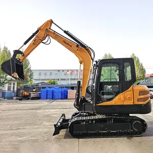 Free Shipping Simple Mini Excavator 5ton Micro Pelle Digger China Mini Excavator Sale