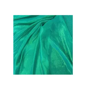 Silk colorful Lurex metallic blended dyed chiffon fabric