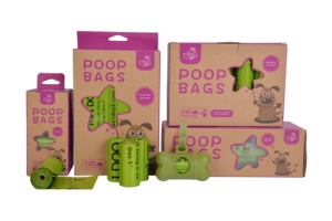 Private Label Factory Bio Based PE ASTM D6866 Pet Waste <b>Bags</b> Easy Tear Strong <b>Bags</b> for Wholesale Custom Logo Color Pack - Product Image 3