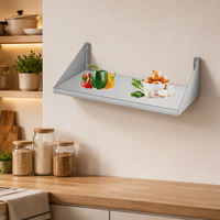 Étagère murale pour boulangerie commerciale