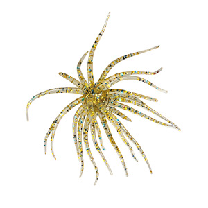 WildTrek 9g/11cm Leurre souple en TPE en forme d'ormeau pour la pêche au saumon, au <span class=keywords><strong>brochet</strong></span>, au bar et à la truite - Pêche en eau douce et en eau salée - Couleur bicolore - Product Image 5