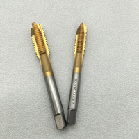 Tarauds de machine à filetage en spirale CNC Grewin Tools, revêtement en étain, M3-M8, pour le filetage des métaux non ferreux