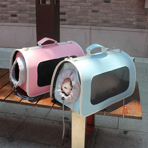 Köpekler için lüks yumuşak taraflı seyahat sandık nefes fermuar kapatma ile evcil hayvan taşıyıcı evcil hayvanlar için katlanabilir ve uygun sahipleri - Product Image 4