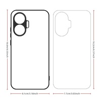 Étui de téléphone en aluminium avec porte-cartes, design sportif, imperméable, antichoc, anti-rayures, sublimation 2D TPU, pour Redmi Turbo